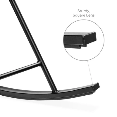 Best Choice Products 3-Piece All-Weather Patio Woven Rope Acapulco-Style Bistro Furniture Set W/ Rocking Chairs, Table - Image 5