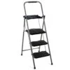 Best Choice Products 3-Step Folding Steel Ladder W/ Utility Tray, Hand Grip, 330lb Capacity