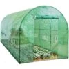 Best Choice Products Walk-In Greenhouse Tunnel Tent W/ Roll-Up Windows, Zippered Door - 15x7x7ft
