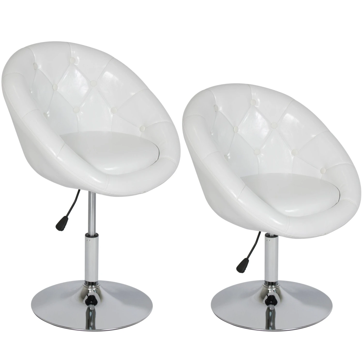 Best Choice Products Adjustable Tufted Round Swivel Accent Chair - Image 8