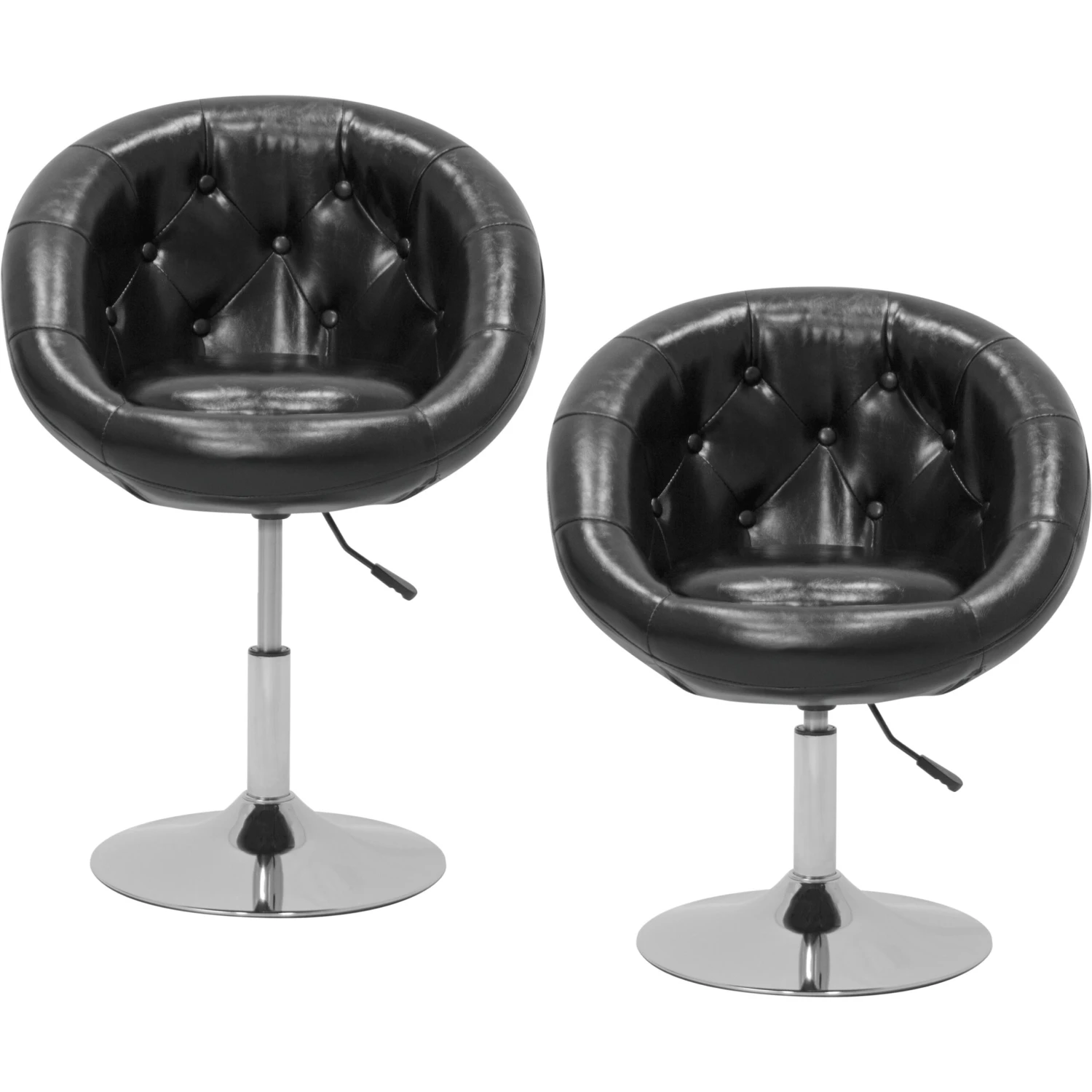 Best Choice Products Adjustable Tufted Round Swivel Accent Chair - Image 2