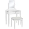 Best Choice Products Bathroom Vanity Table Set W/ Stool