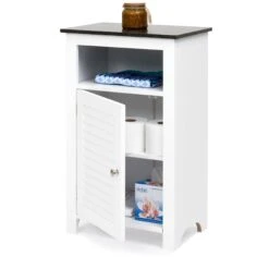 Best Choice Products Bathroom Floor Storage Cabinet