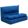 Best Choice Products Linen Folding Lounge Futon Gaming Couch Chair
