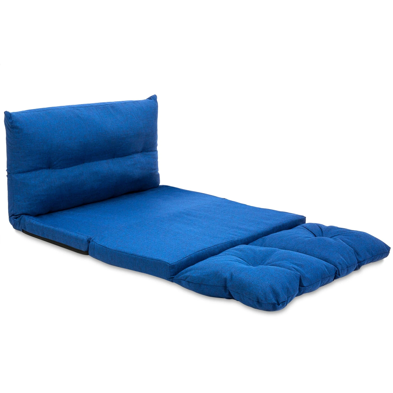 Best Choice Products Linen Folding Lounge Futon Gaming Couch Chair - Image 2