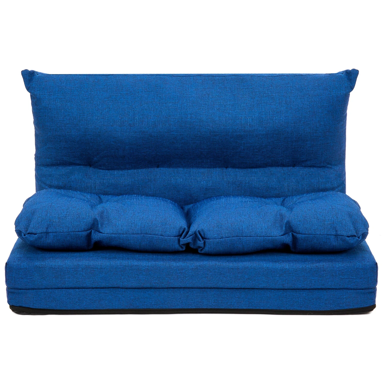 Best Choice Products Linen Folding Lounge Futon Gaming Couch Chair - Image 3