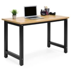 Best Choice Products 47.25x23.5in Home Office Computer Desk Workstation Table W/ Adjustable Legs