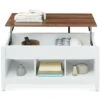 Best Choice Products Multifunctional Lift Top Coffee Table W/ Hidden Storage, 3 Cubbies
