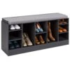 Best Choice Products Shoe Storage Rack Bench W/ Padded Seat, 10 Cubbies - 46in