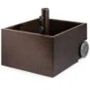 Best Choice Products Portable Steel Umbrella Base Stand Up To 150 Lbs W/ Fillable Planter, Wheels