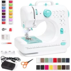 Best Choice Products 6V Portable Foot Pedal Sewing Machine W/ 12 Stitch Patterns