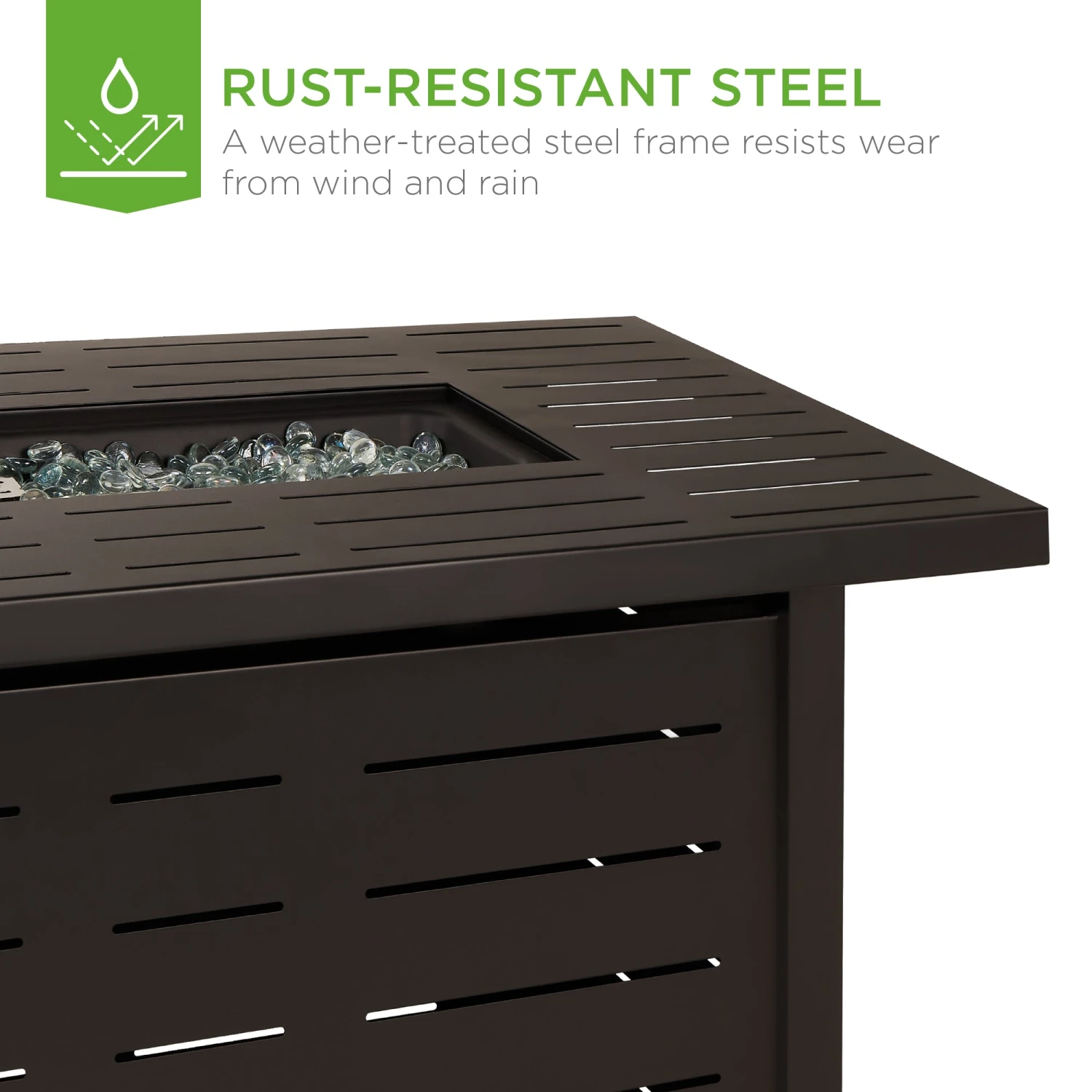 Best Choice Products 50,000 BTU Steel Propane Gas Fire Pit W/ Auto Ignition - 42in - Image 10