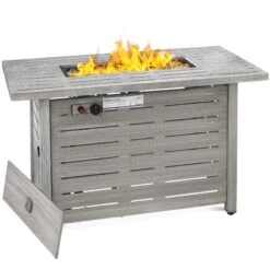 Best Choice Products 50,000 BTU Steel Propane Gas Fire Pit W/ Auto Ignition - 42in