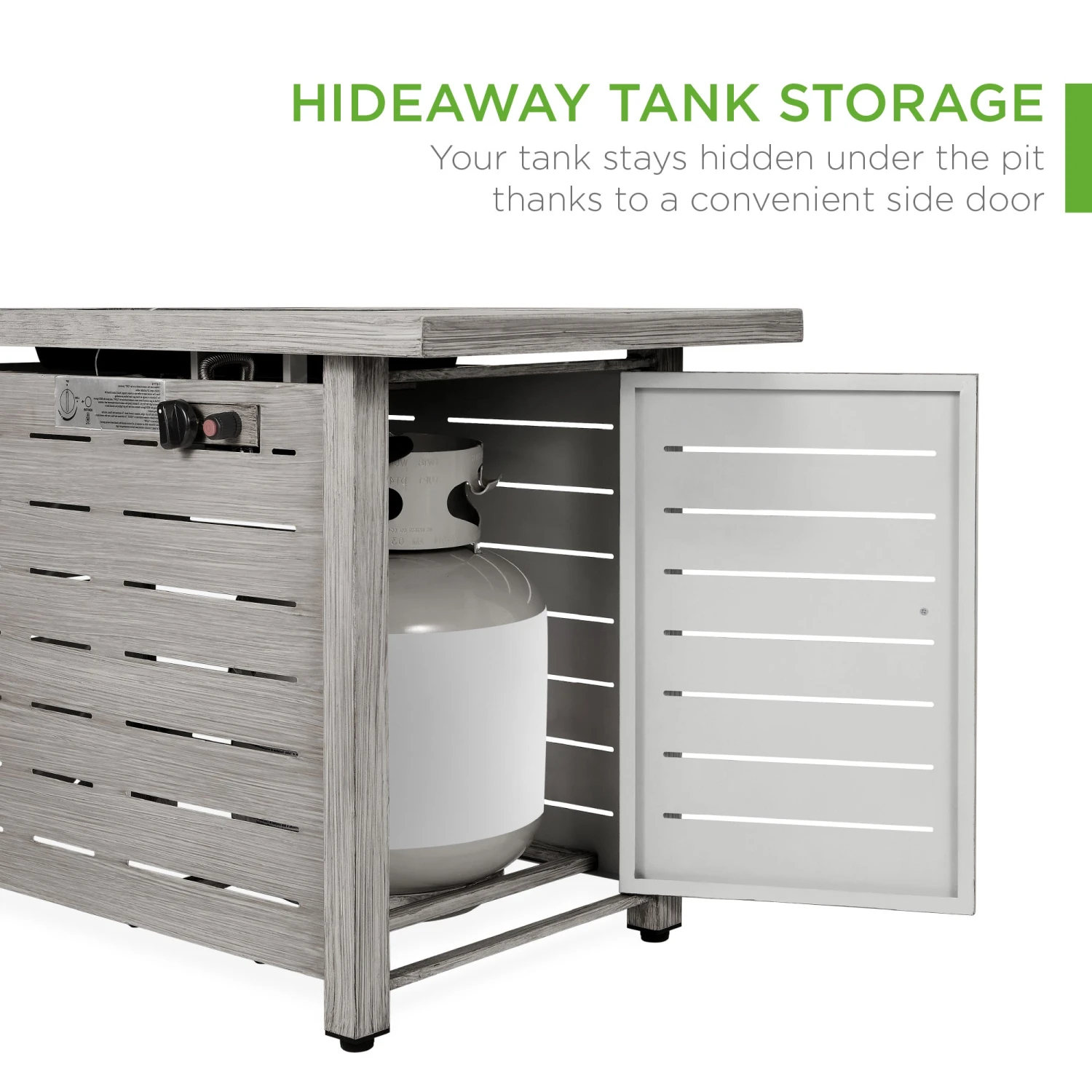 Best Choice Products 50,000 BTU Steel Propane Gas Fire Pit W/ Auto Ignition - 42in - Image 2