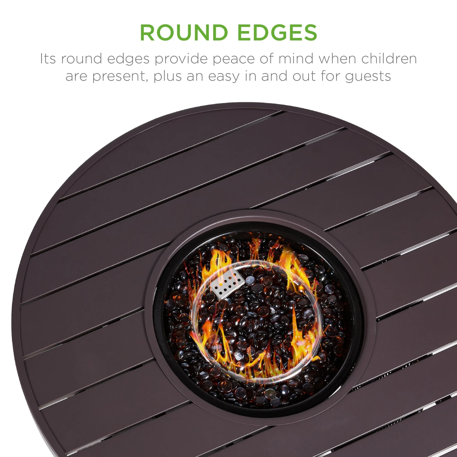 Best Choice Products Round Fire Pit Table, 50,000 BTU Outdoor Wicker Firepit W/ Cover - 32in - Image 9