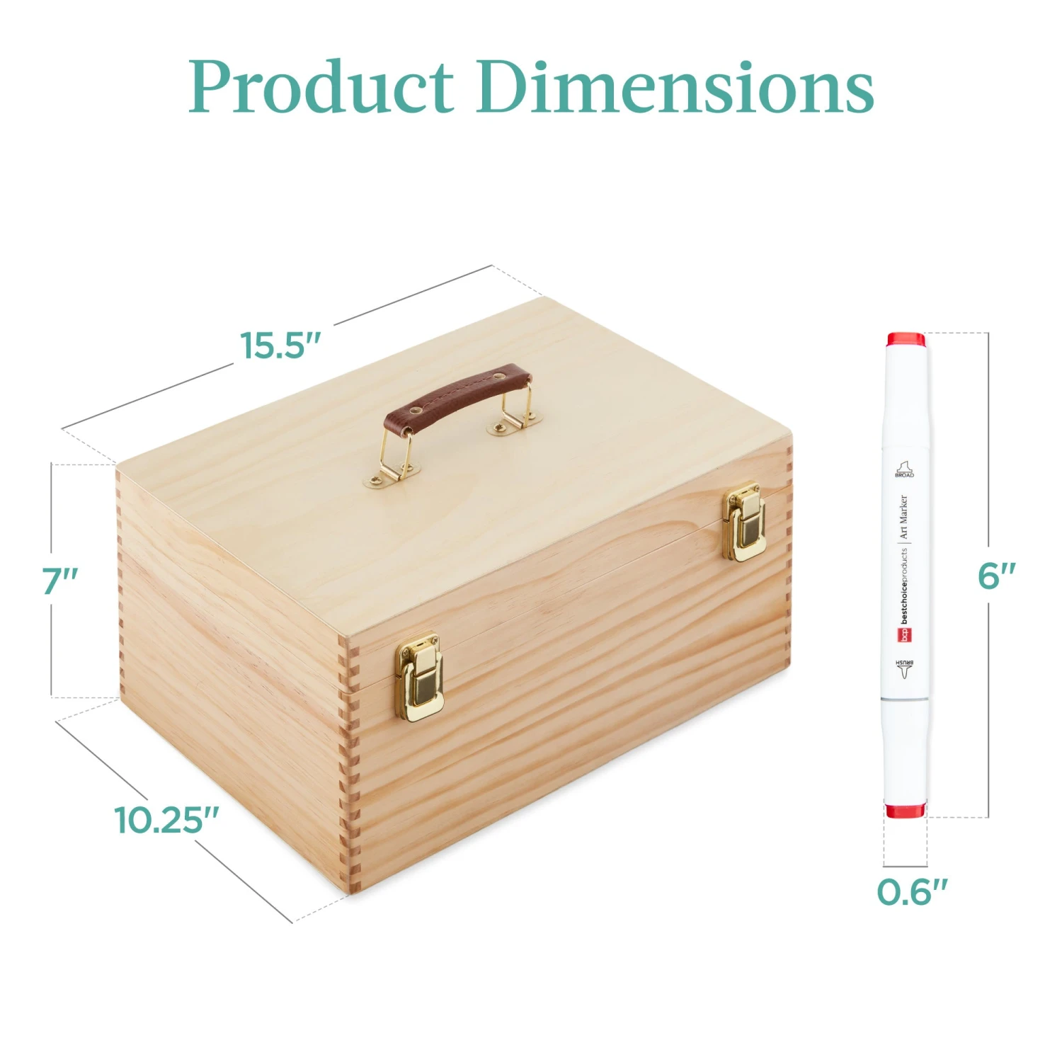 Best Choice Products Alcohol-Based Marker Pen Kit W/ Brush & Chisel Tip, Carrying Case - 228ct - Image 7