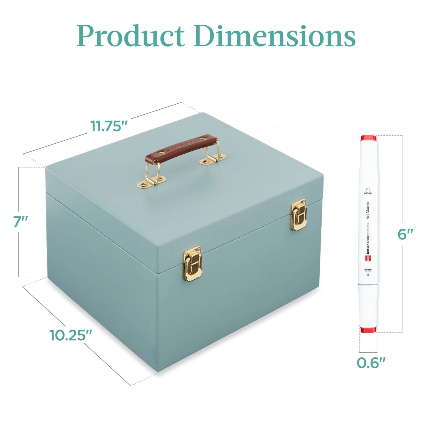Best Choice Products Alcohol-Based Marker Pen Kit W/ Brush & Chisel Tip, Carrying Case - 168ct - Image 14