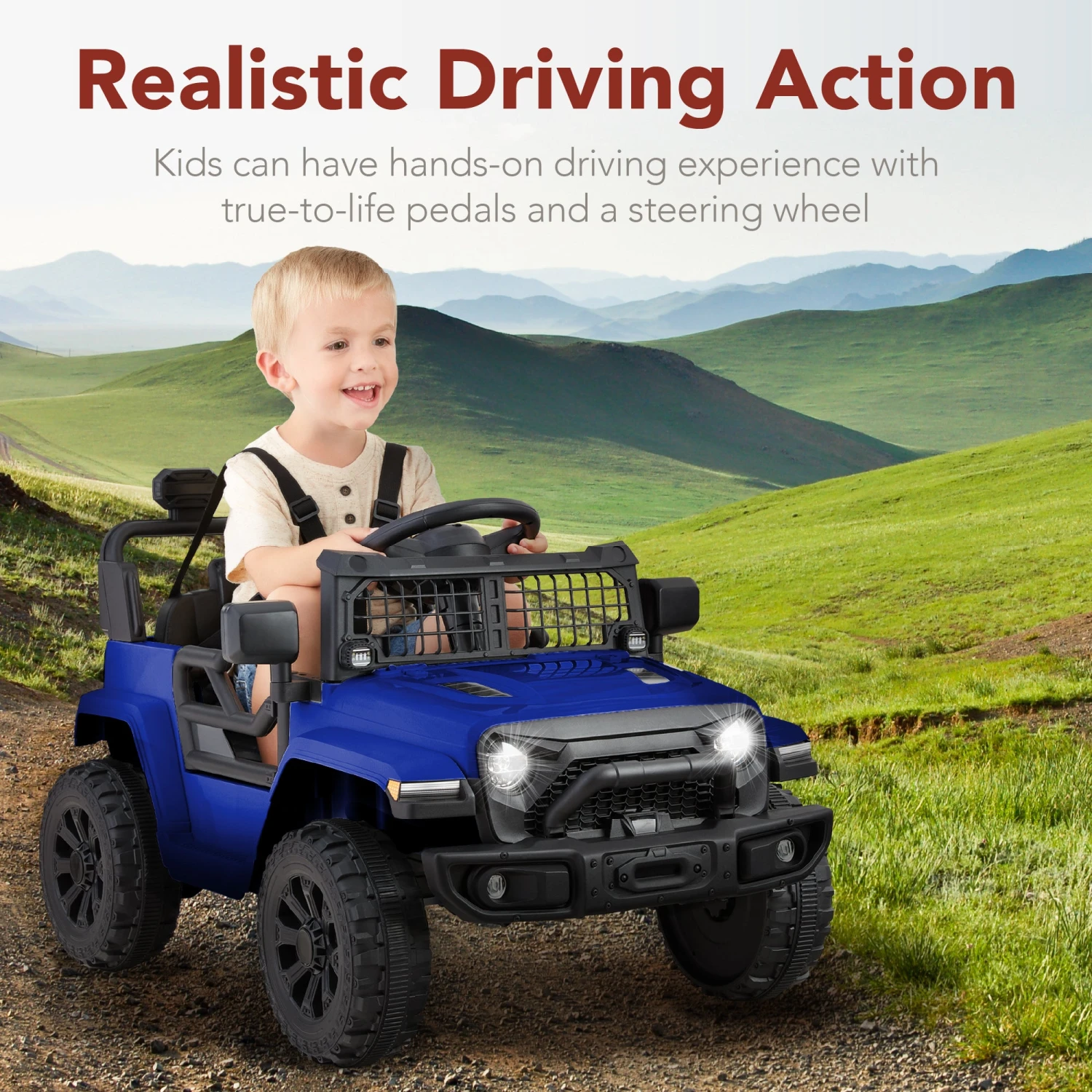 Best Choice Products 6V Kids Ride-On Truck Car W/ Parent Remote Control, 4-Wheel Suspension - Image 10