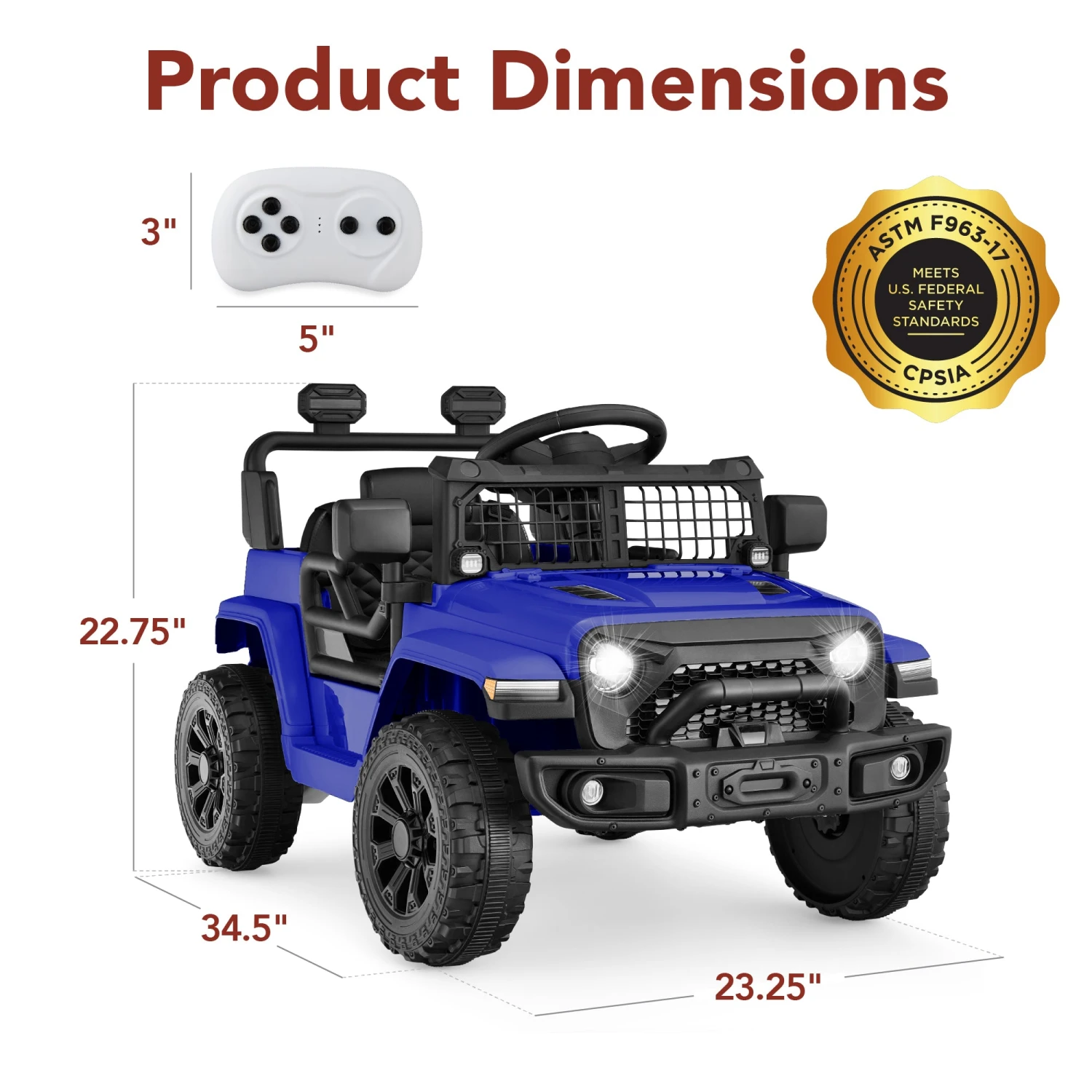 Best Choice Products 6V Kids Ride-On Truck Car W/ Parent Remote Control, 4-Wheel Suspension - Image 14