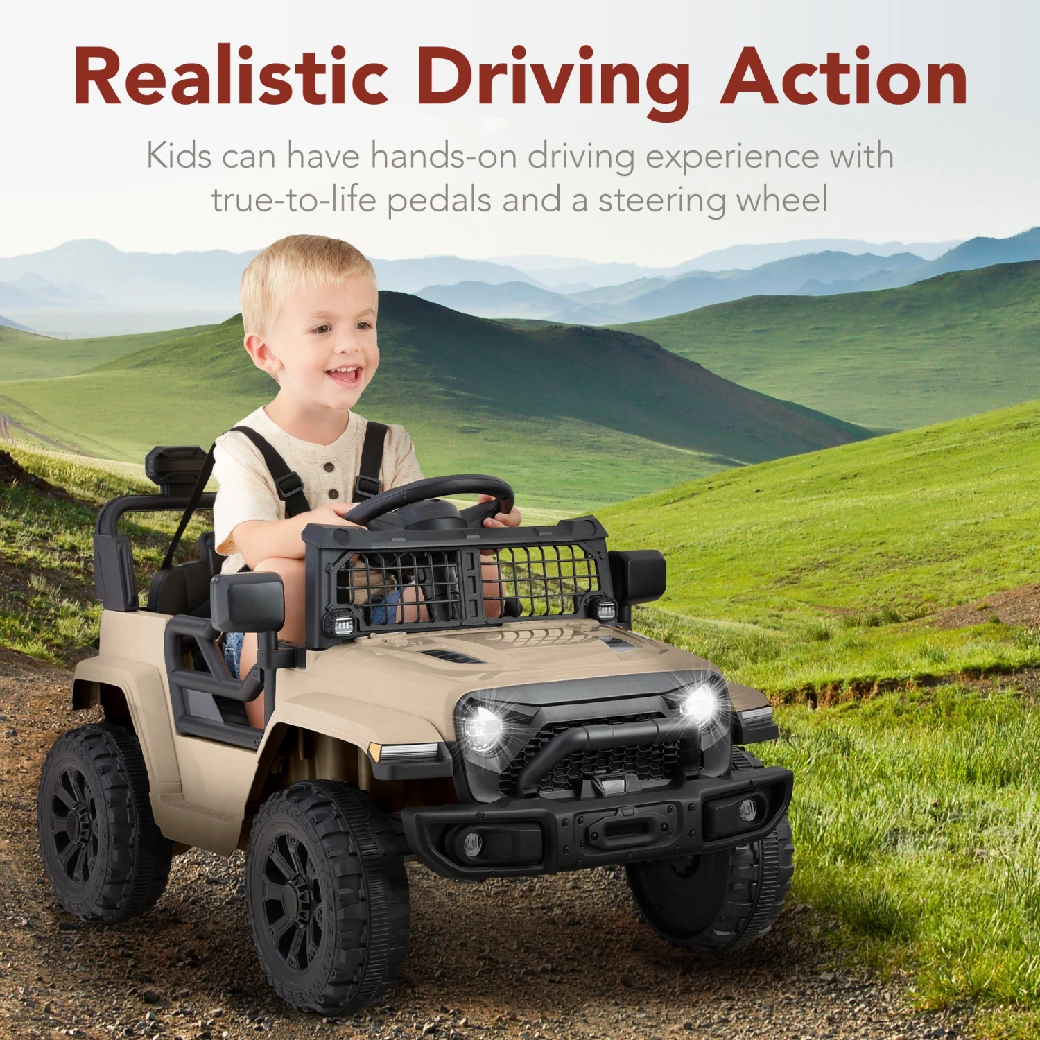 Best Choice Products 6V Kids Ride-On Truck Car W/ Parent Remote Control, 4-Wheel Suspension - Image 17