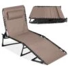 Best Choice Products Portable Patio Chaise Lounge Chair Outdoor Recliner W/ Pillow