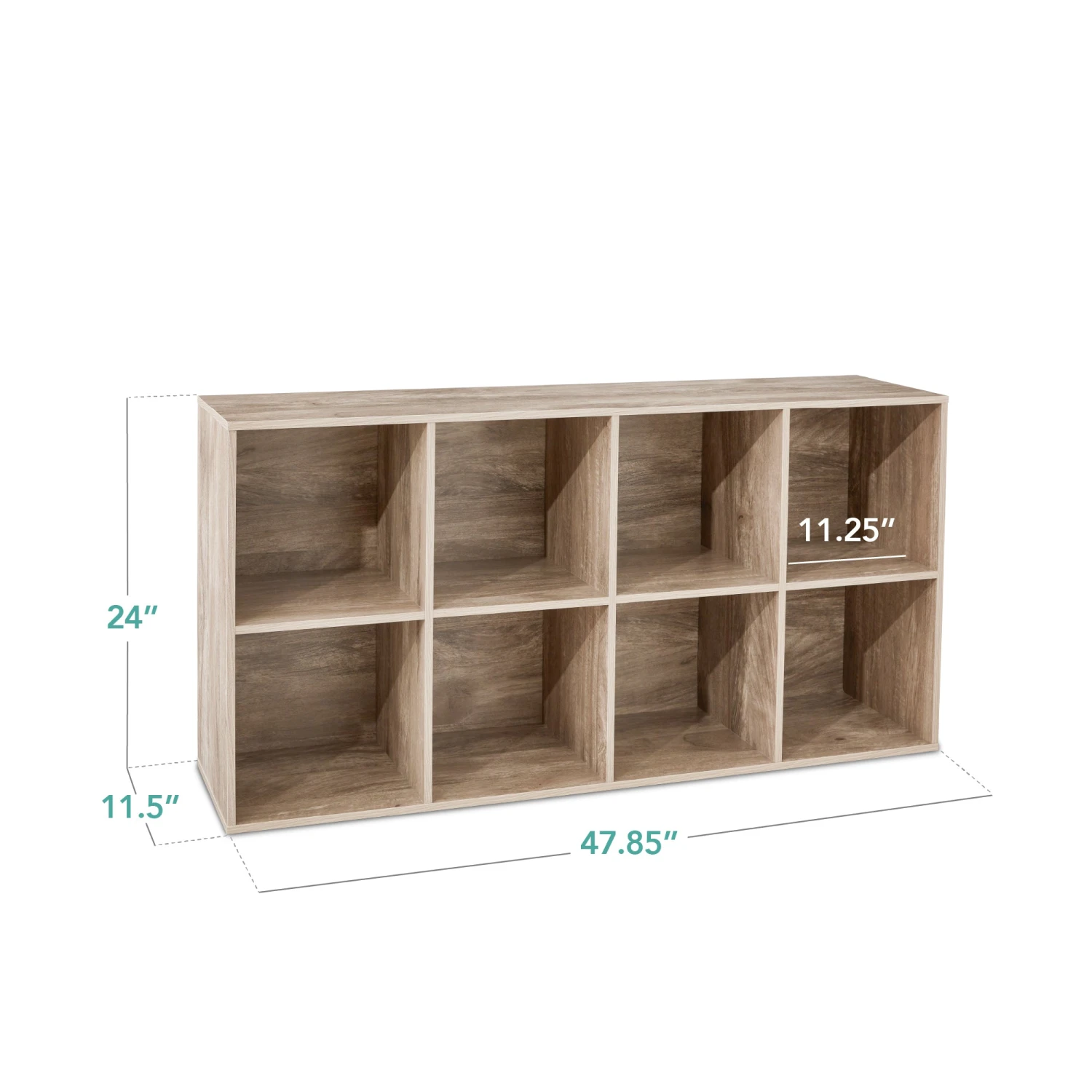 Best Choice Products 8-Cube Bookshelf, 11in Storage Display W/ Removable Panels, Customizable - Image 16